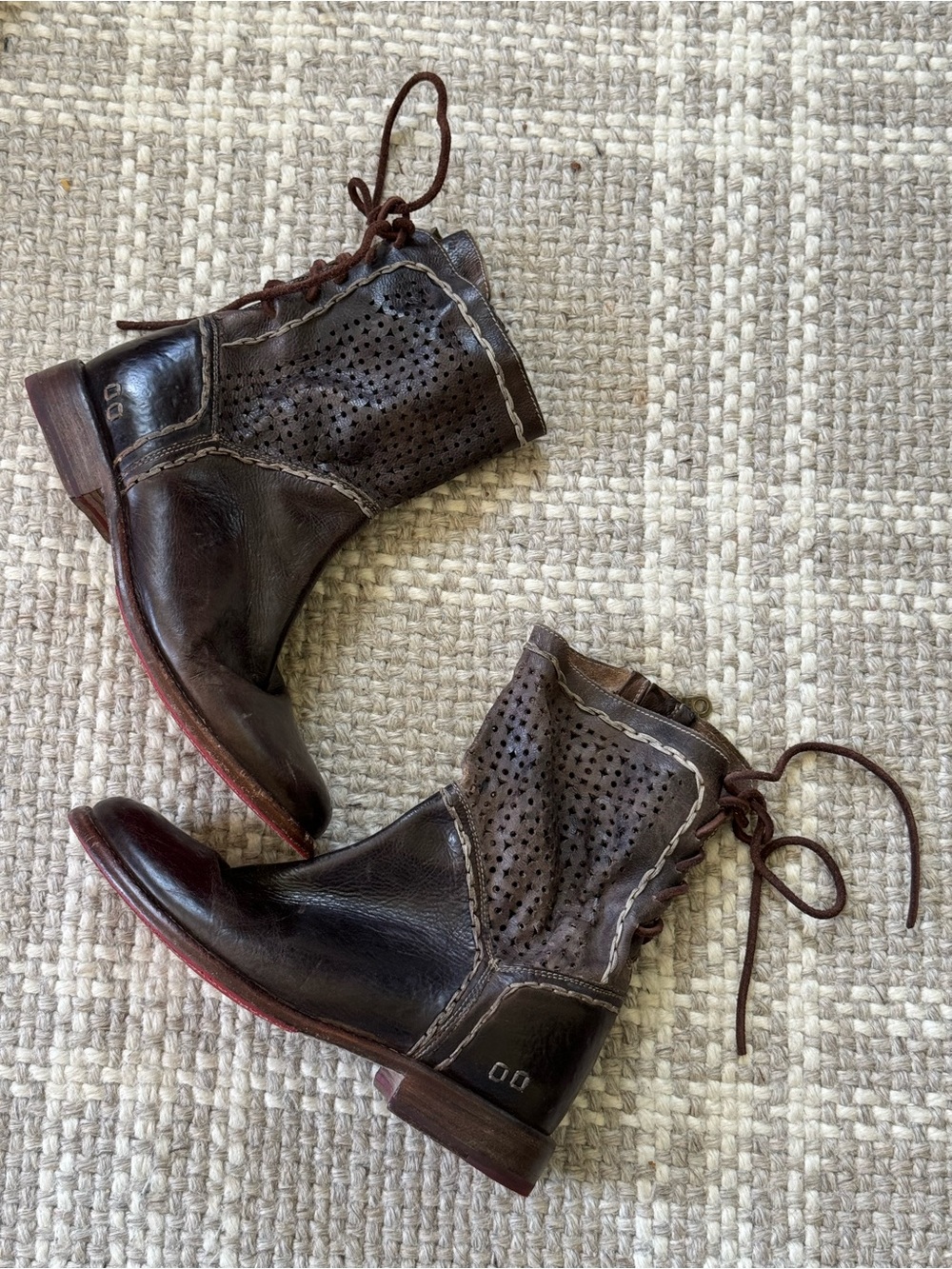 Bed Stu Testa Di Moro Rustic Lace Up Boot